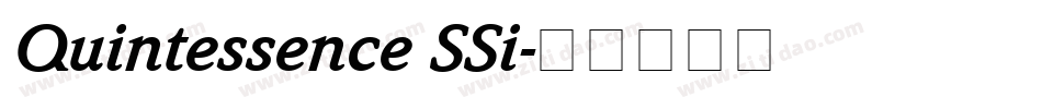 Quintessence SSi字体转换